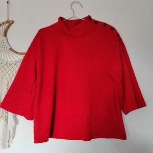 Sunday in Brooklyn Anthropologie Mollie Button Top